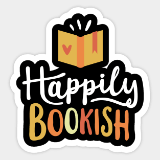 Book Lover - Happily Bookish Sticker